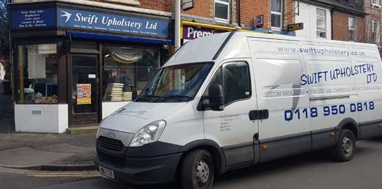 Swift Uphulstery Company Van
